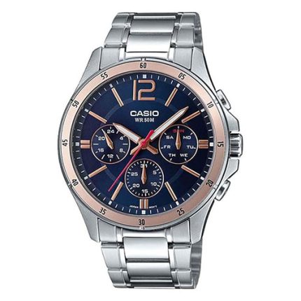 techxzon-bd-Casio-MTP-1374D-2A2V-Chronograph-Stainless-Steel-Mens-Watch-At-Best-Price-in-Bangladesh