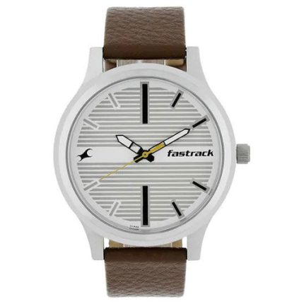 techxzon-com-Fastrack-Fundamentals-Diall-Leather-Strap-Watch-Price-In-Bangladesh