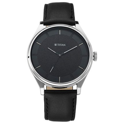 techxzon-com-Titan-Workwear-Watch-with-White-Dial-Black-Leather-Strap-Price-In-Bangladesh