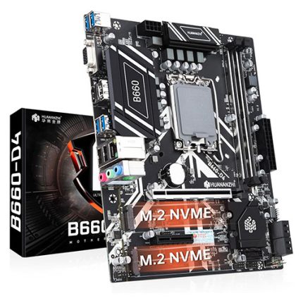 techxzon-bd-Original-HUANANZHI-B660-D4-Intel-12th-13-Gen-M-ATX-Motherboard-At-Best-Price-In-Bangladesh